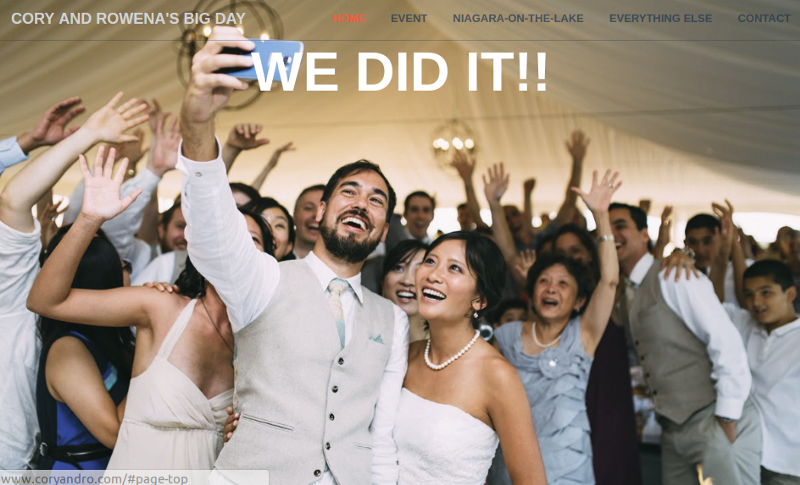 When a CTO Decides to Make a Wedding Website