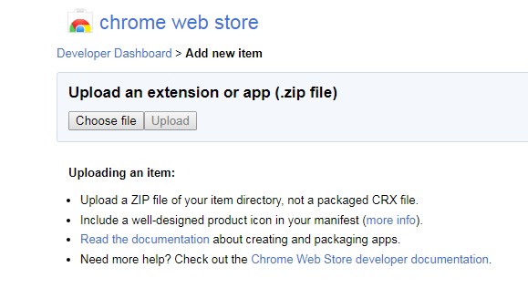 how to publish your chrome extension