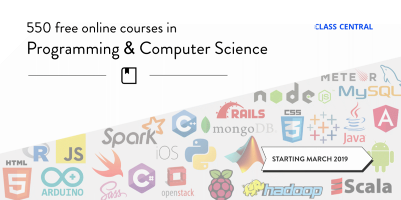 550 Free Online Programming & Computer Science Courses You Can Start in March