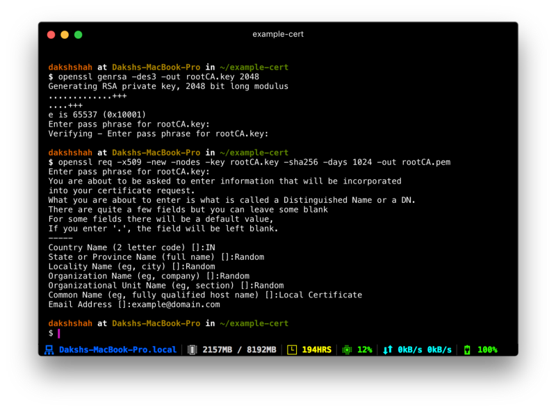 does mac have openssl