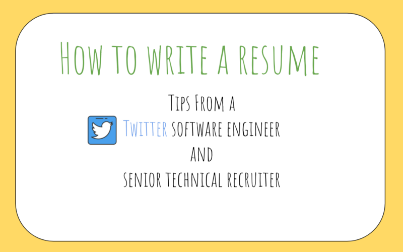 How to write a great resume for software engineers