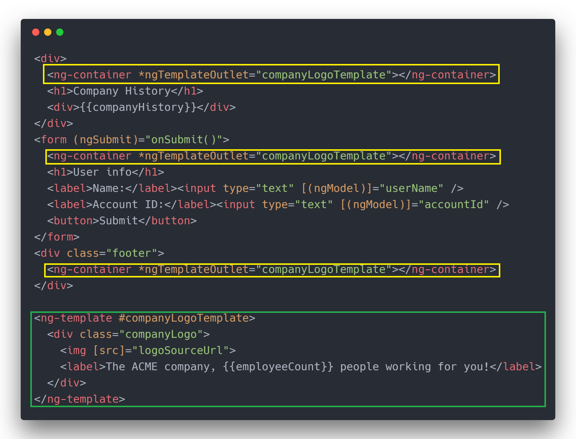 Everything You Need To Know About Ng template Ng content Ng container And ngTemplateOutlet