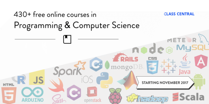 430 Free Online Programming & Computer Science Courses You Can Start in November