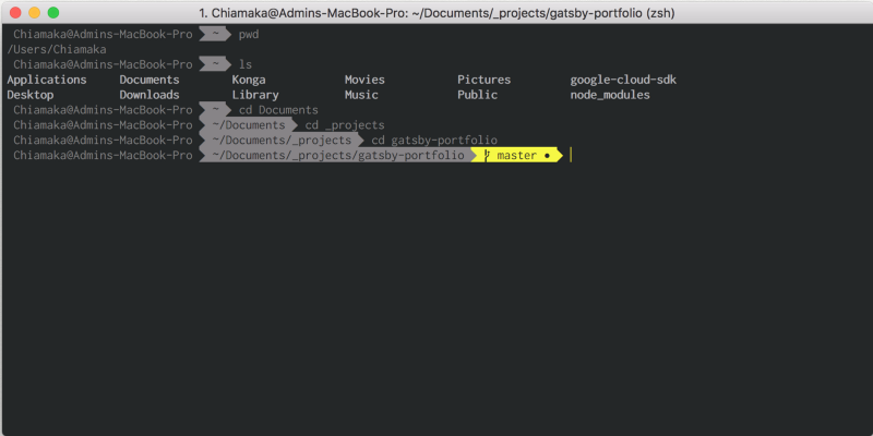 program commands for mac terminal