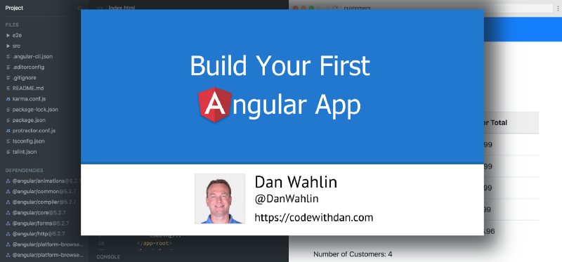 Learn Angular in this free 33-part course by Angular-expert Dan Wahlin
