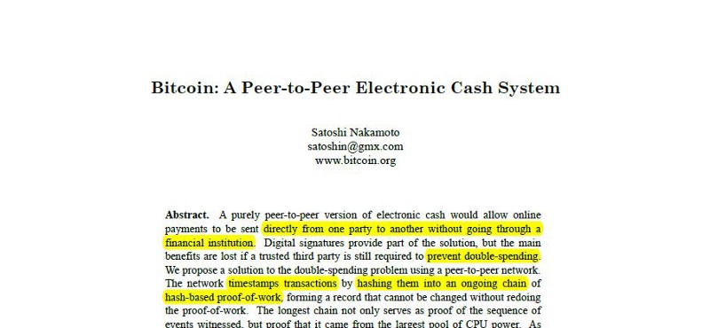 satoshi nakamoto s 2021 bitcoin white paper)