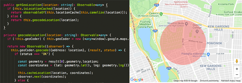 How you can replicate Airbnb’s location area display using geocoding in Angular