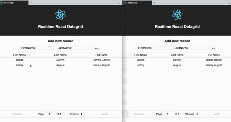 How to Build a Real-time Editable Datagrid In React