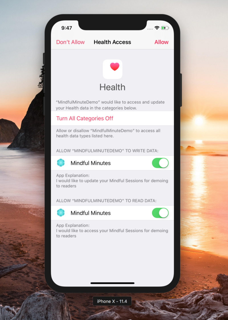 How to read and write Mindful Minutes from iOS’s HealthKit with Swift