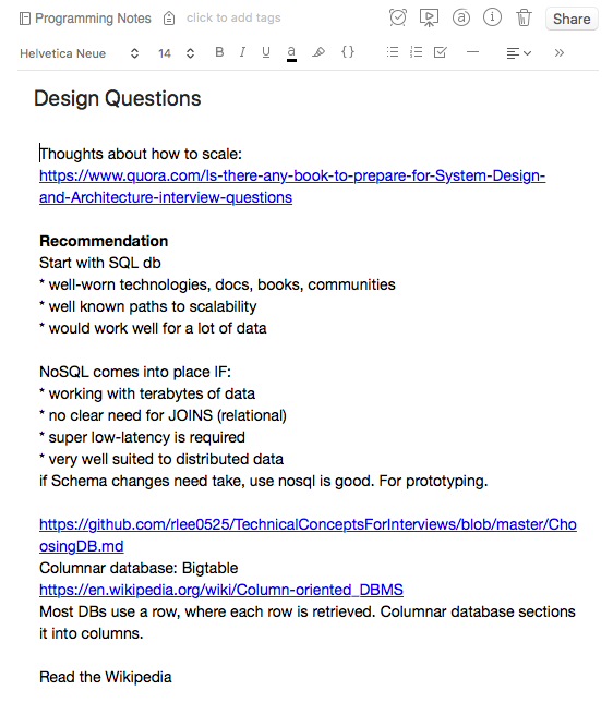 System Design Interview Cheat Sheet - System Design