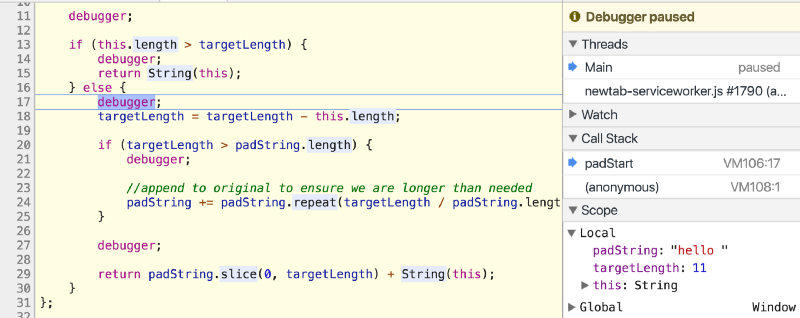How does String.padStart actually work?