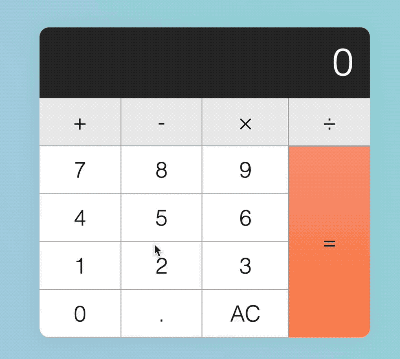 Simple online calculator using HTML and Javascript