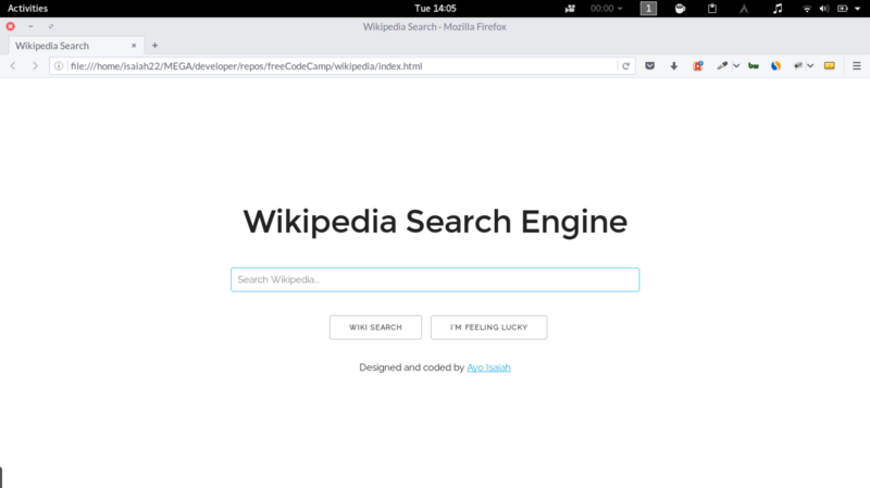 Building A Wikipedia Search App