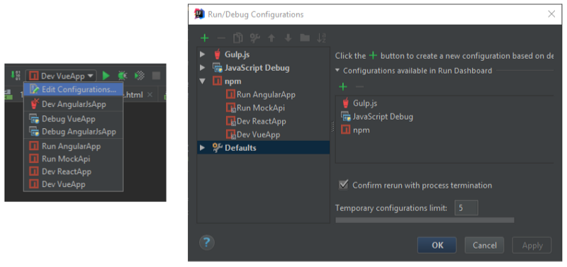 Run on sale dashboard intellij