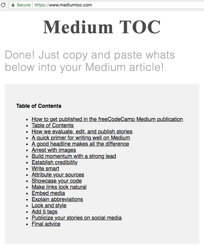 how to write a medium article