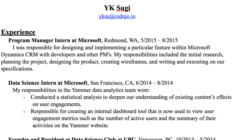 Here S The Resume I Used To Get A Job At Google As A Software Engineer