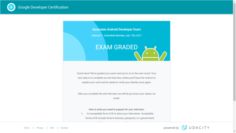 Google Certified Associate Android Developer: Exam Walkthrough