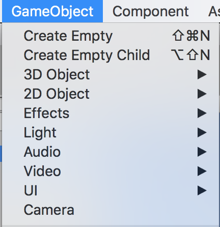 Unity - Manual: GameObject